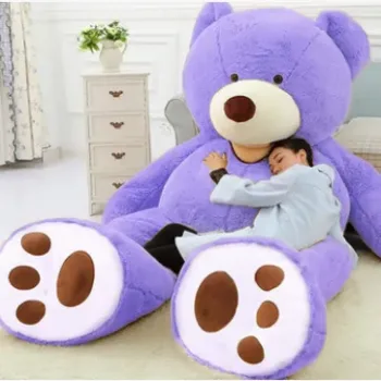 Giant Teddy Bear Plush Toy Huge Soft Toys Leather Shell